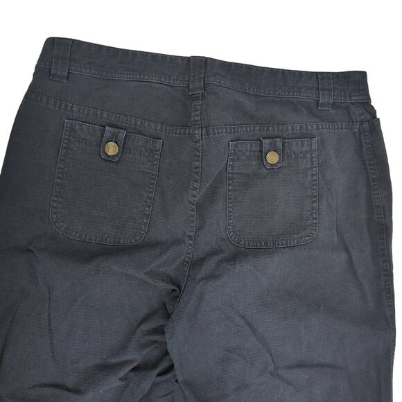 EUC Christopher & Banks Cotton Blend Capris Womens Size 12 Stretchy Pockets - Picture 4 of 8